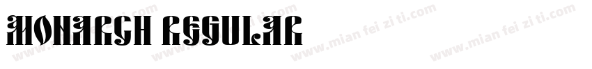 Monarch Regular字体转换